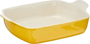 Emile Henry Made In France HR Modern Classics Small Rectangular Baker, 11 x 8", Yellow
