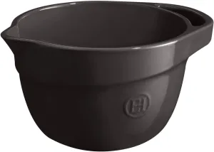 Emile Henry Made in France Mixing Bowl Medium 3.7 Quart |Truffle