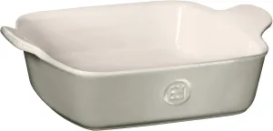 Emile Henry Made In France Modern Classics Square Baking Dish 9" X 9" / 2 Qt, Pearl Gray