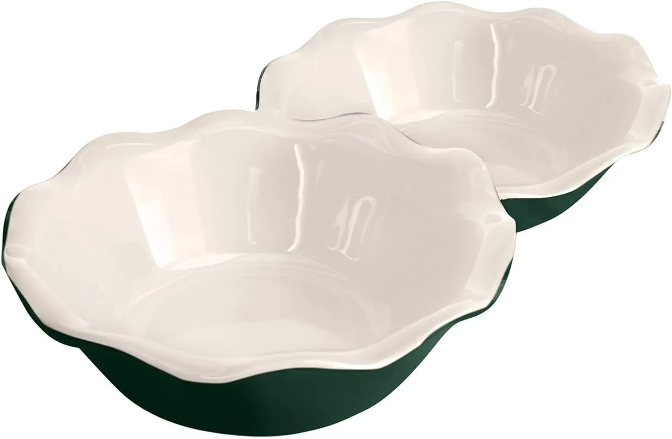 Emile Henry Modern Classics Mini Pie Dish (Set of 2)| Evergreen