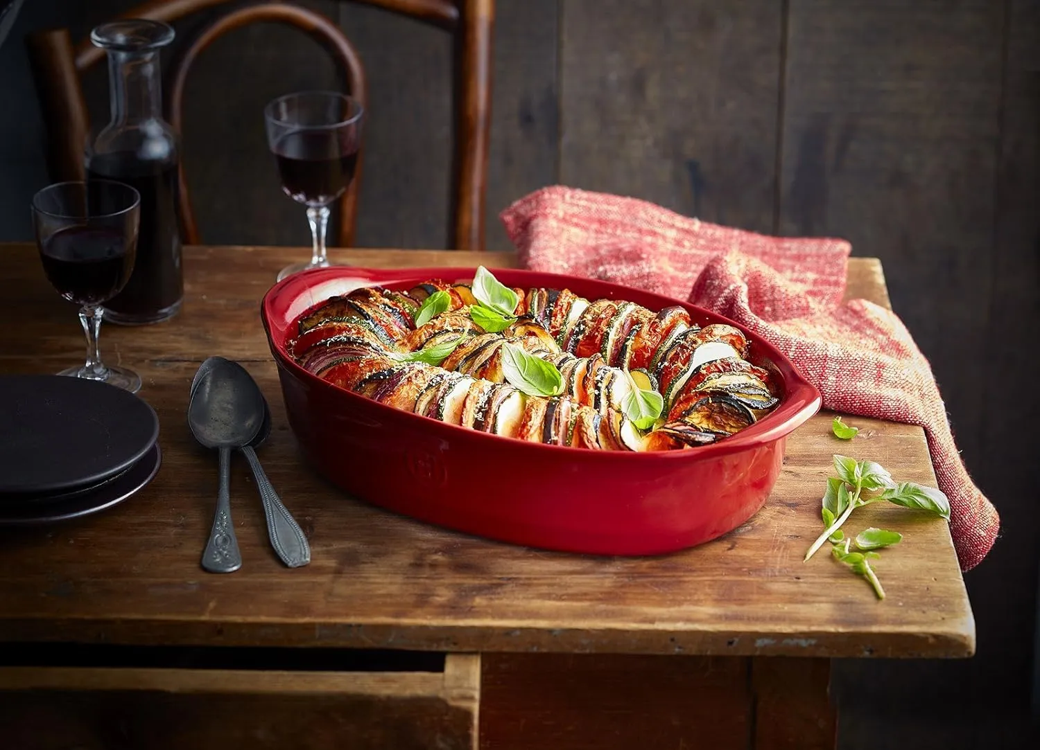 Emile Henry The Right Dish Large Baking Dish 16 x 10.2 x 3.5|Clay