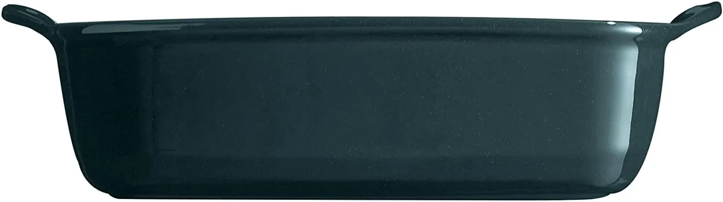 Emile Henry Ultime Square Ceramic, Ocean Oven Dish, 11 x 9.1 x 3in