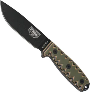 ESEE 4P Survival Fixed Blade Knife, OEM Sawtooth Handle Design