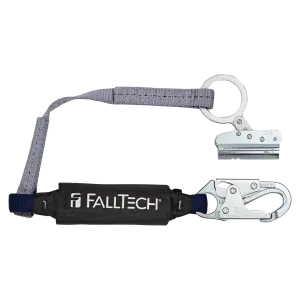FallTech 8368 Trailing Rope Adjuster with 3' ViewPack® Energy Absorbing Lanyard (each)