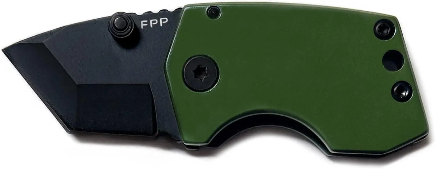 FAT PP Pocket Knife - 5th pocket EDC folding knife (Green)