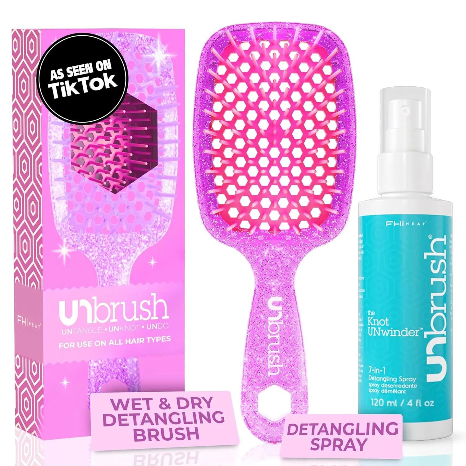FHI Heat UNbrush and UNwinder Spray