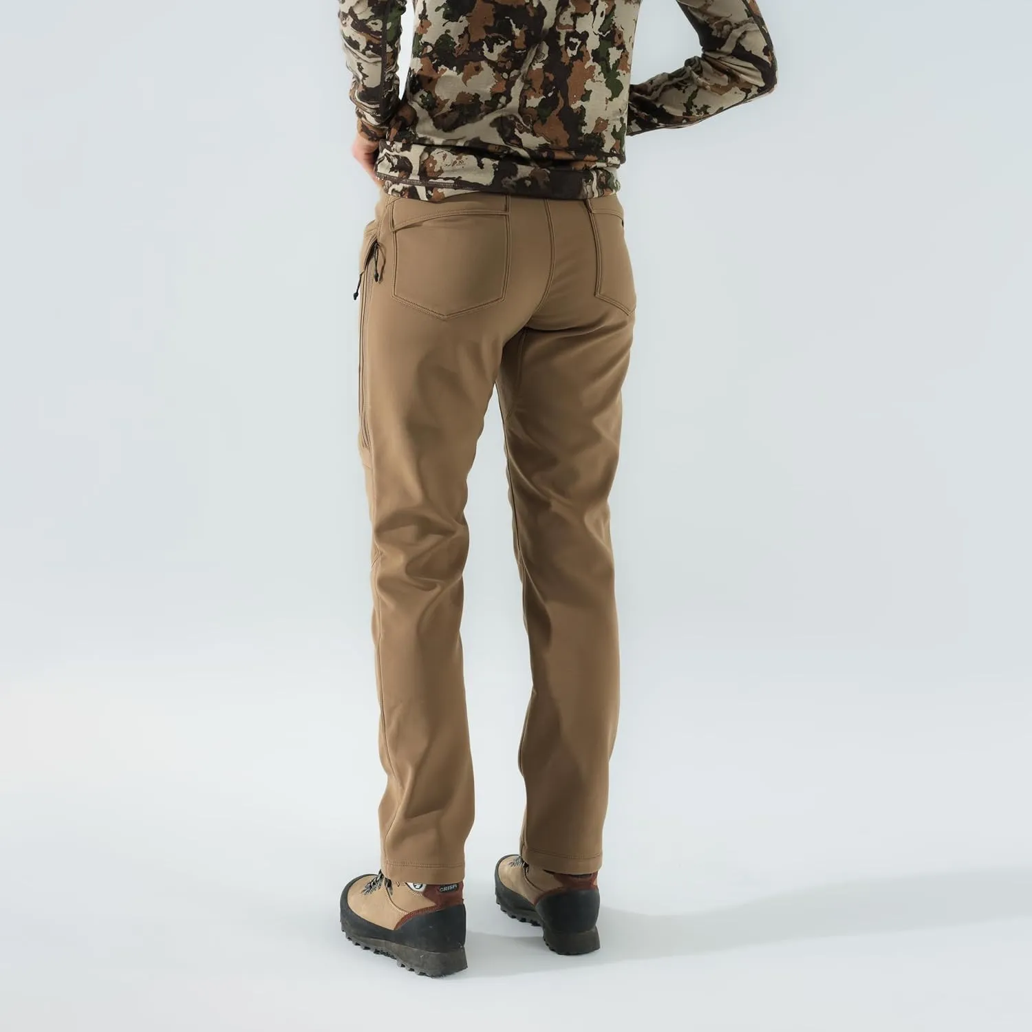 First Lite Women's 308 Lined Pant - Fleece-Lined Stretch Camo Hunting Pants with Hip Vents