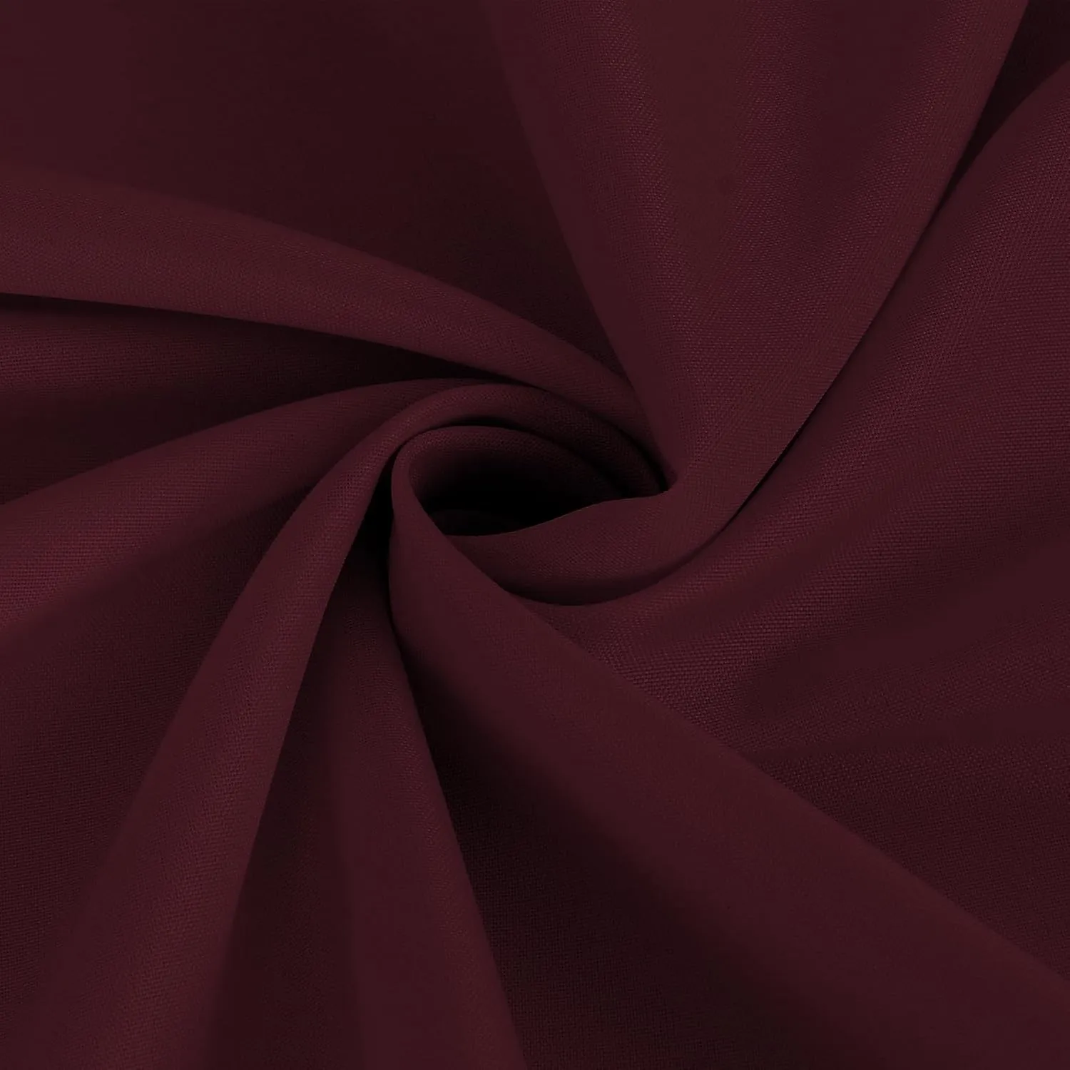 Fitable 6 Pack Burgundy Round Tablecloths - 120 Inches in Diameter - Stain Resistant and Washable Table Clothes, Polyester Fabric Table Covers for Wedding, Party, Banquet, Formal Events