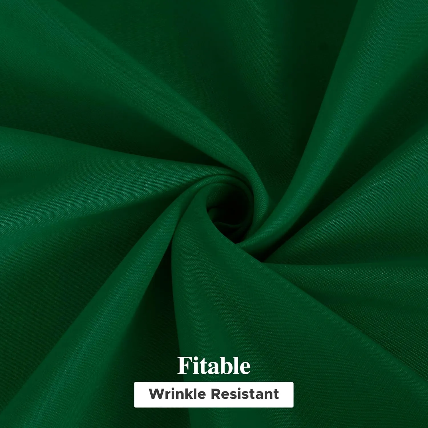 Fitable 6 Pack Hunter Green Rectangle Table Clothes - 70 x 120 Inch - Wrinkle and Stain Resistant Fabric Tablecloths, Washable Polyester Table Covers for Wedding, Party, Banquet, Formal Events