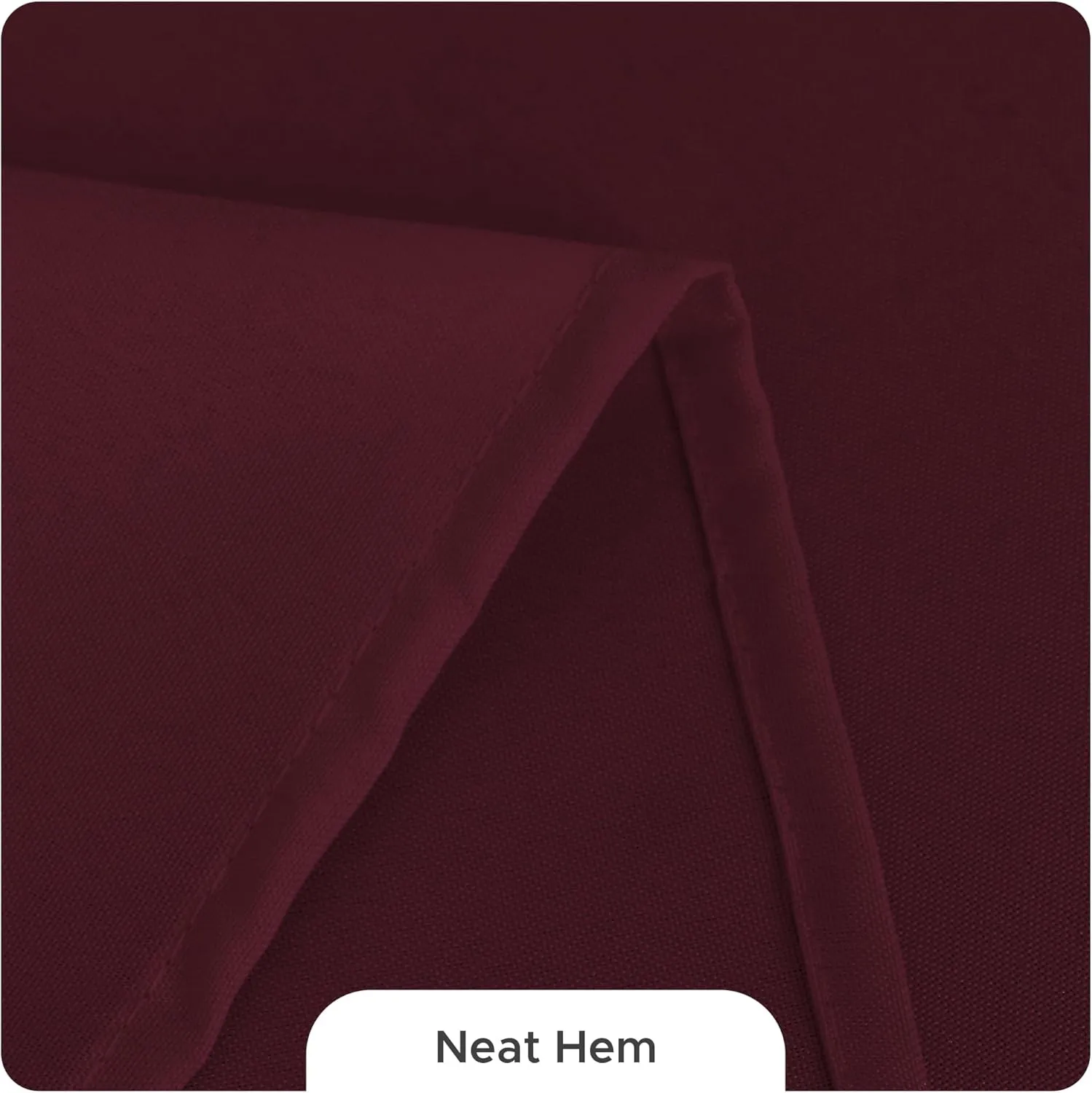Fitable 8 Pack Round Tablecloths: Stain Resistant Wrinkle Free Circle Table Clothes, Washable Reusable Polyester Table Covers for Wedding Party Birthday Banquet Reception(Burgundy, 120 Inch)