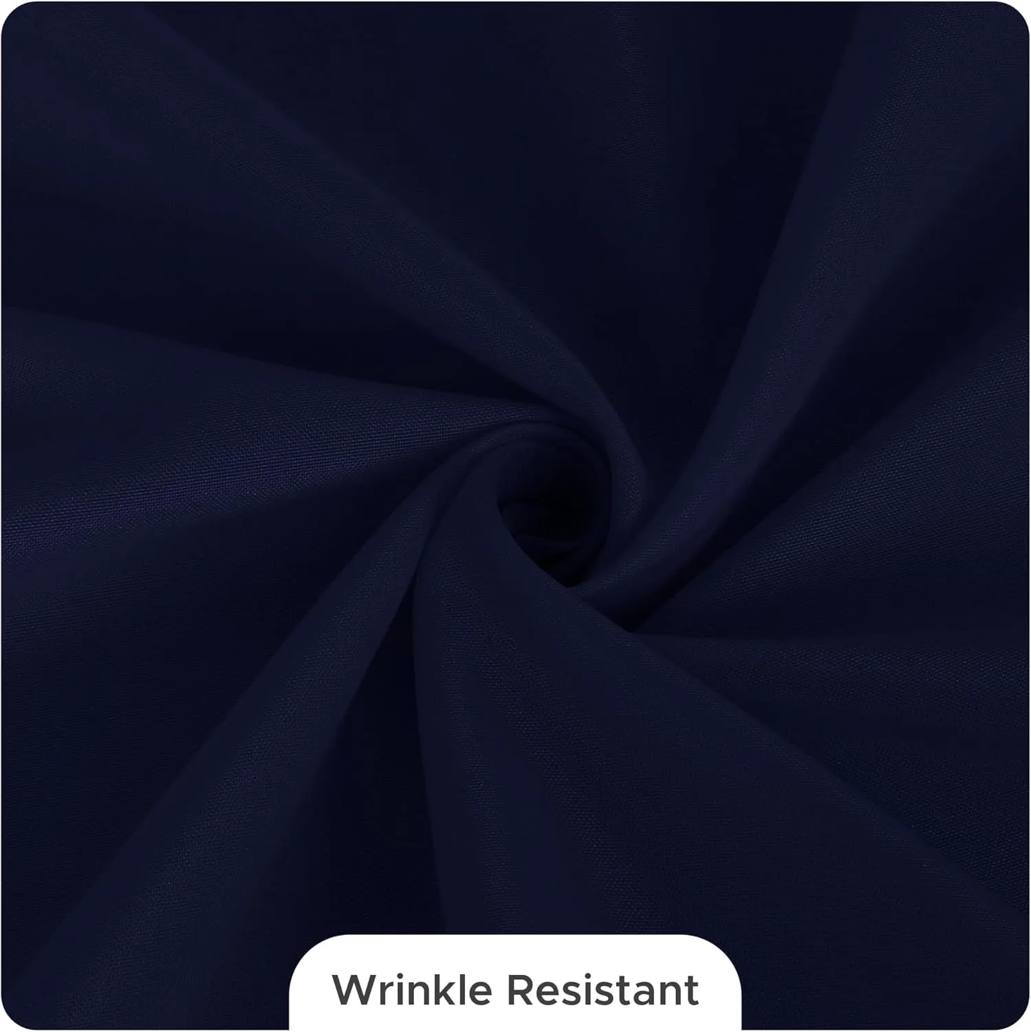 Fitable 8 Pack Table Cloth Rectangle Table: Stain and Wrinkle Resistant Tablecloth Rectangular, Washable Polyester Table Cover for Wedding Party Dining Banquet Event Catering(Navy, 70x120 Inch)
