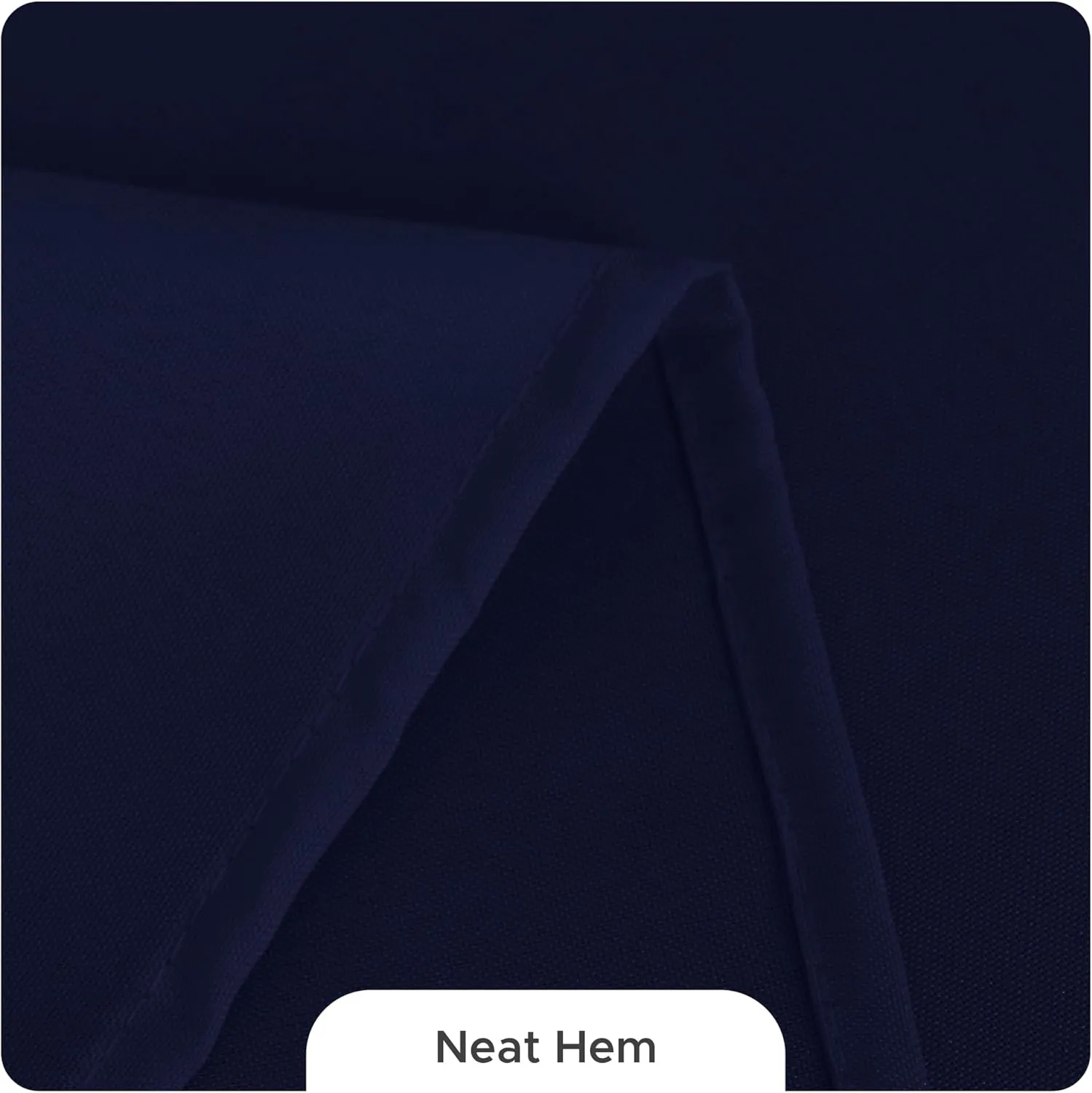 Fitable 8 Pack Table Cloth Rectangle Table: Stain and Wrinkle Resistant Tablecloth Rectangular, Washable Polyester Table Cover for Wedding Party Dining Banquet Event Catering(Navy, 70x120 Inch)