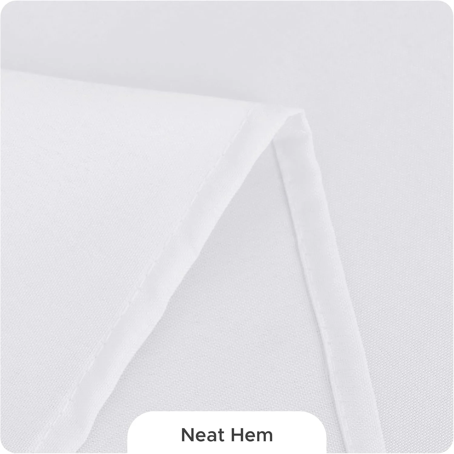 Fitable 8 Pack Table Cloth Rectangle Table: Stain and Wrinkle Resistant Tablecloth Rectangular, Washable Polyester Table Cover for Wedding Party Dining Banquet Event Catering(White, 70x120 Inch)