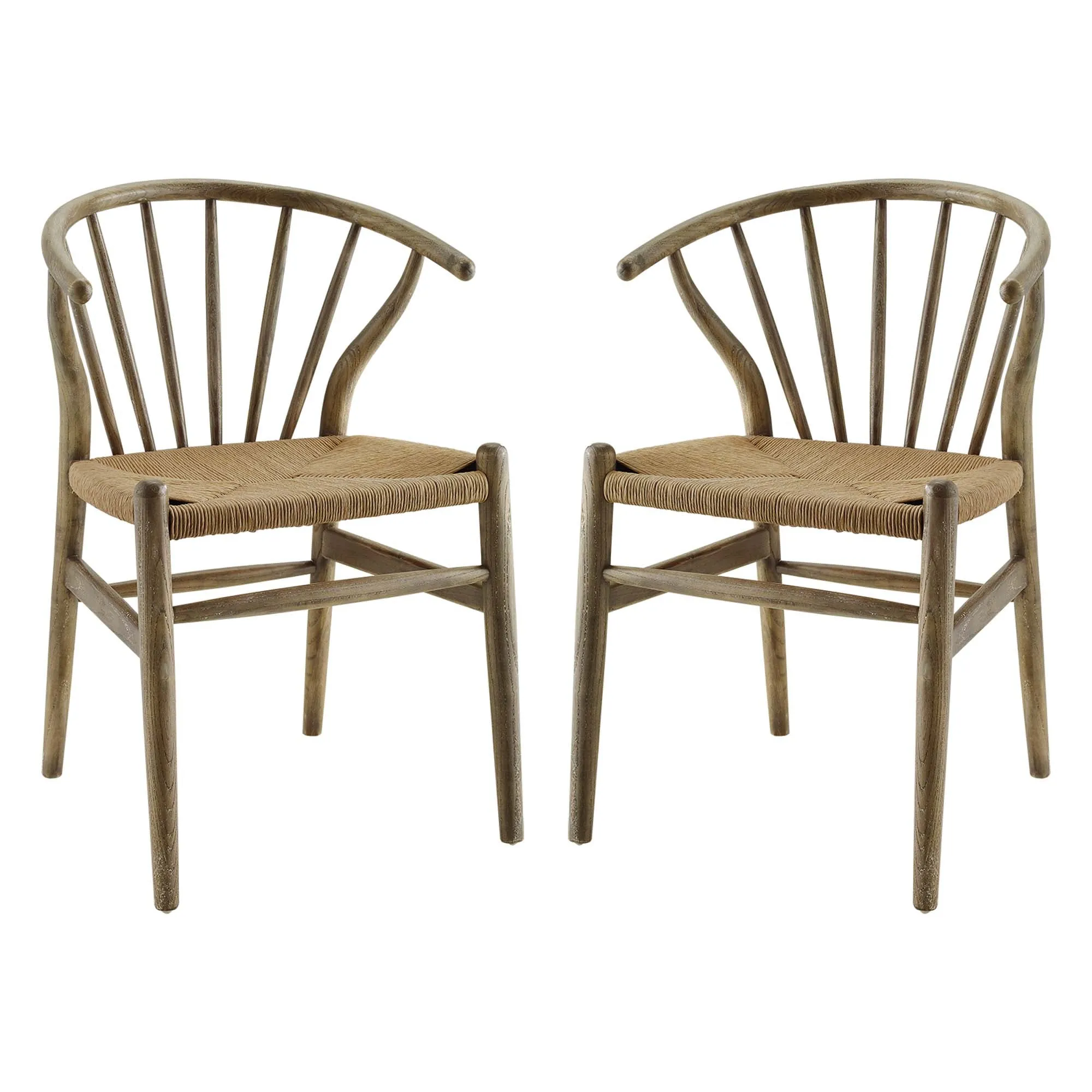 Flourish Spindle Wood Dining Side Chair Set of 2