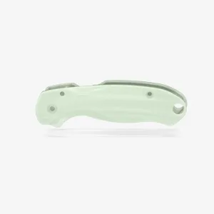 Flytanium G-10 Lotus Scales Compatible with Spyderco Para 3 EDC Folding Pocket Knife - FLY-1023NJ (Natural Jade)