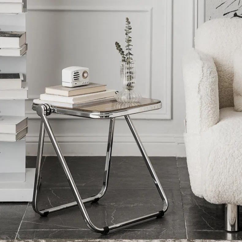 Foldable Acrylic Side Table