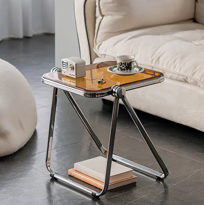 Foldable Acrylic Side Table