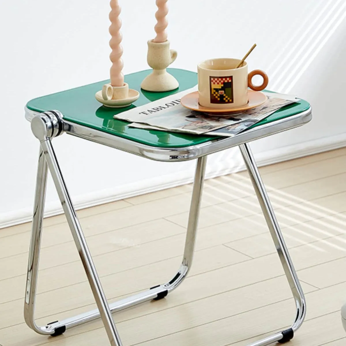 Foldable Acrylic Side Table