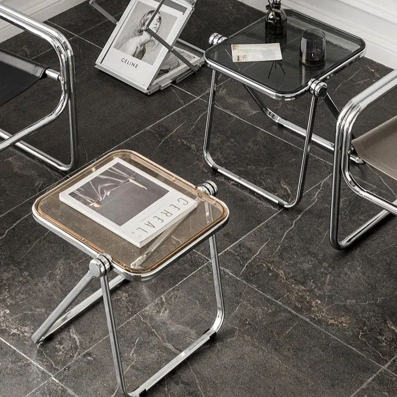 Foldable Acrylic Side Table