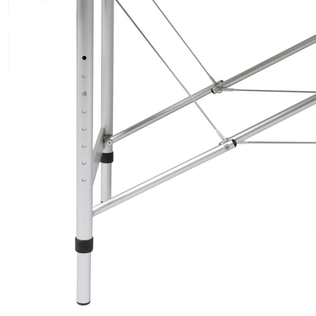 Foldable Massage Table Bed Beauty Table 4 Zones with Aluminum Frame