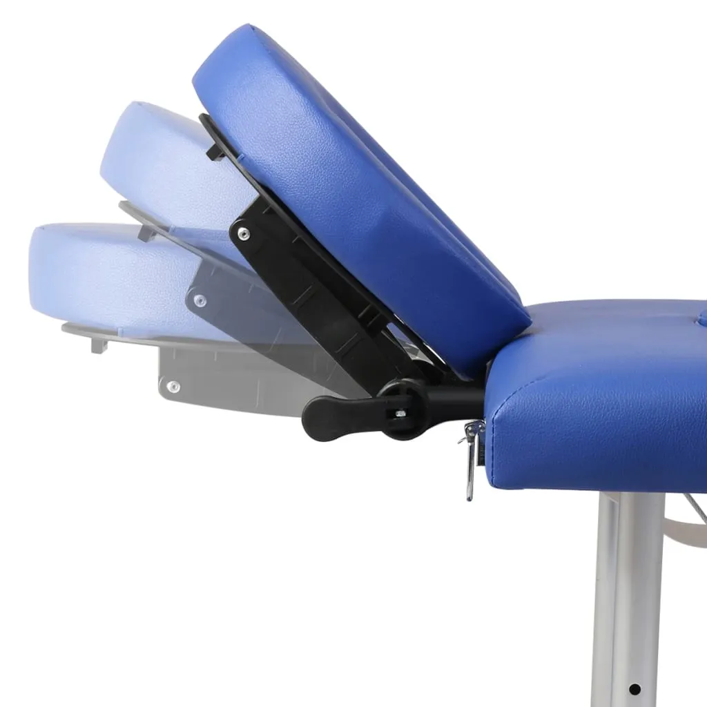 Foldable Massage Table Bed Beauty Table 4 Zones with Aluminum Frame