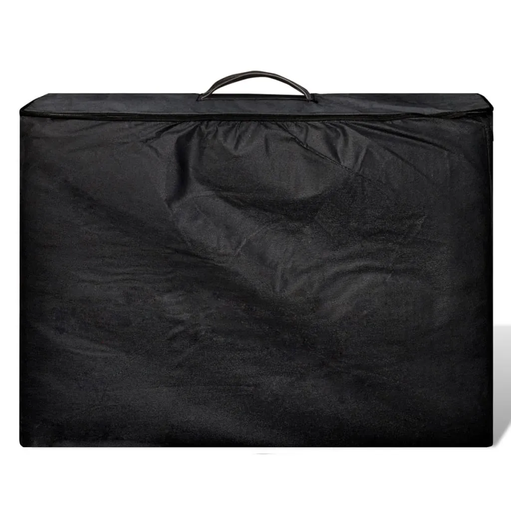 Foldable Massage Table Bed for Spa Salon 2 Zones with Aluminum Frame