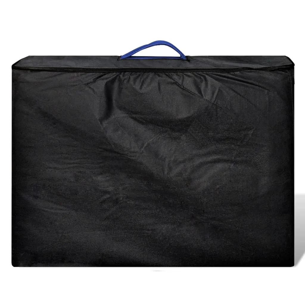 Foldable Massage Table Bed for Spa Salon 2 Zones with Aluminum Frame