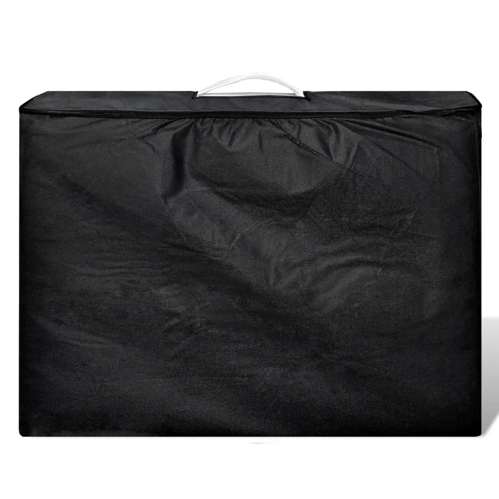 Foldable Massage Table Bed for Spa Salon 2 Zones with Aluminum Frame