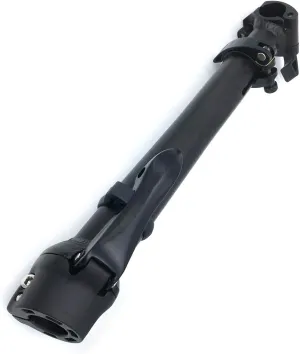 Folding Bike Stem Quick-Release Left Fold Aluminum Alloy Adjustable Stem Without Teeth 25.4×28.6×440mm