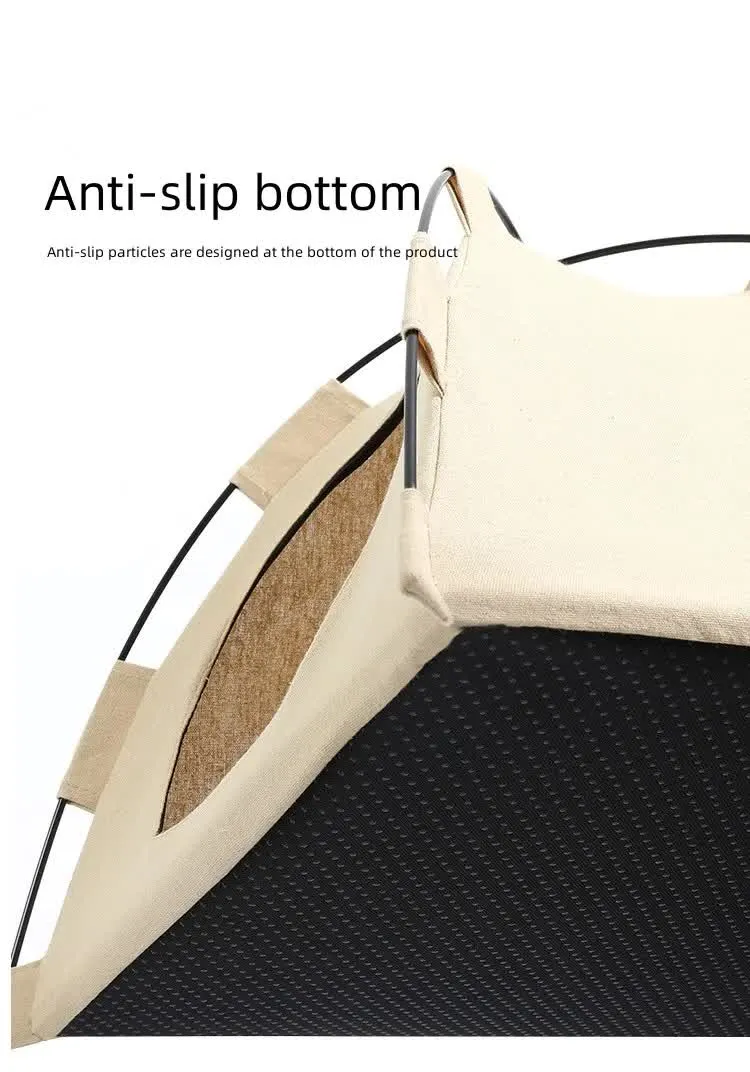 for Tent Outdoor Smart Pets, 35*35*30cm Dustproof Cat Summer clearance House,Pet Shelter Apricot, and -Windproof  Small S Size: