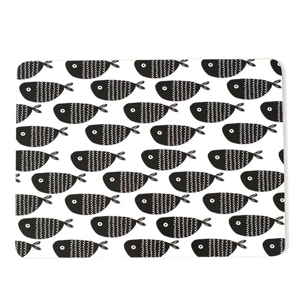 GONE FISHING CORK PLACEMATS SET 4
