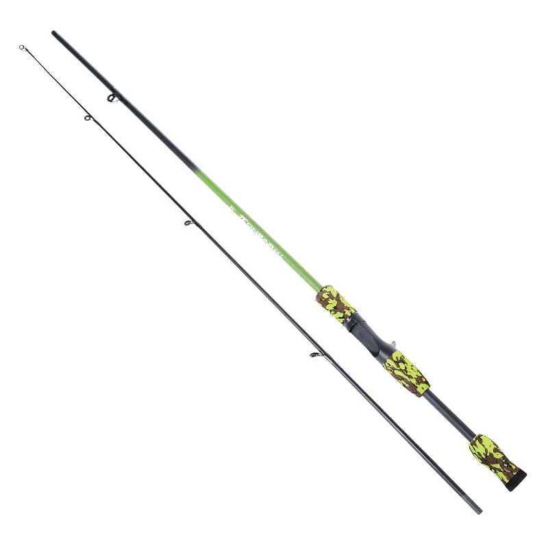 Green Camouflage Portable Fishing Rod