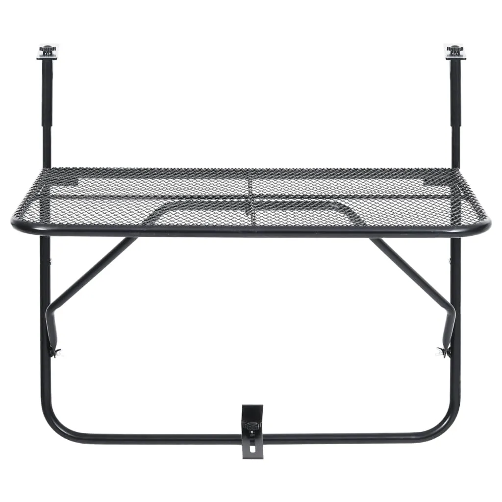 Hanging Balcony Table Folding Outdoor Table Patio Railing Table Steel