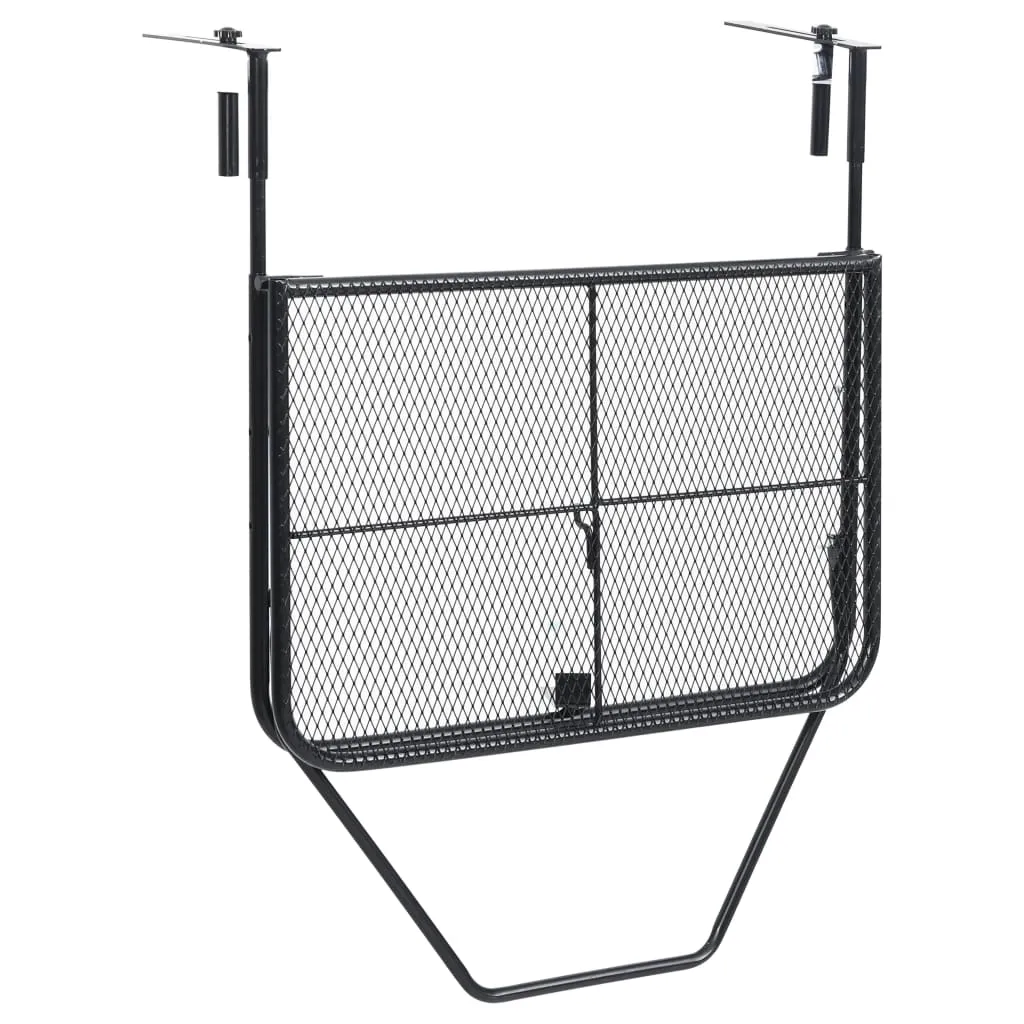 Hanging Balcony Table Folding Outdoor Table Patio Railing Table Steel