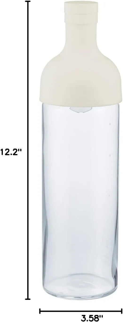 Hario Cold Brew Tea Wine Bottle, 750ml, White