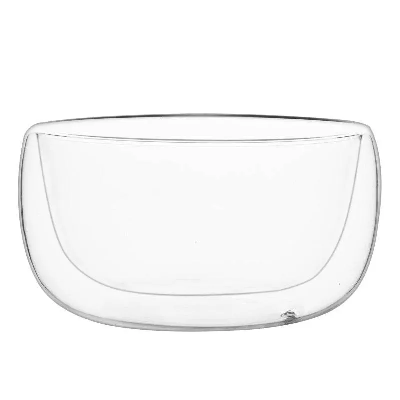 Heat Resistant Household Japanese Double-layer Glass Bowl