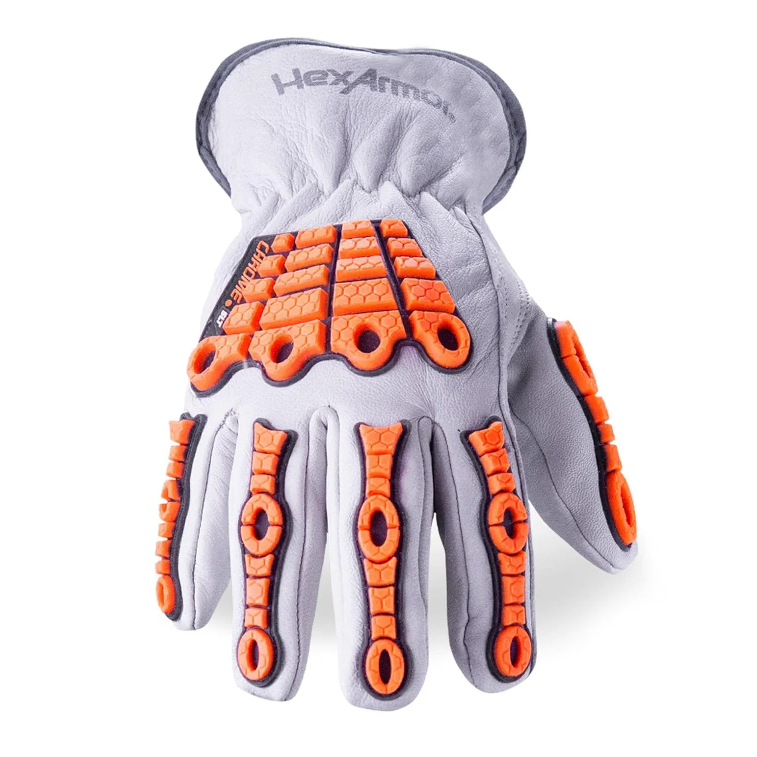 HexArmor Cut and Heat Resistant Impact Protection Leather Work Gloves | Chrome SLT ® Series 4060 | X-Large