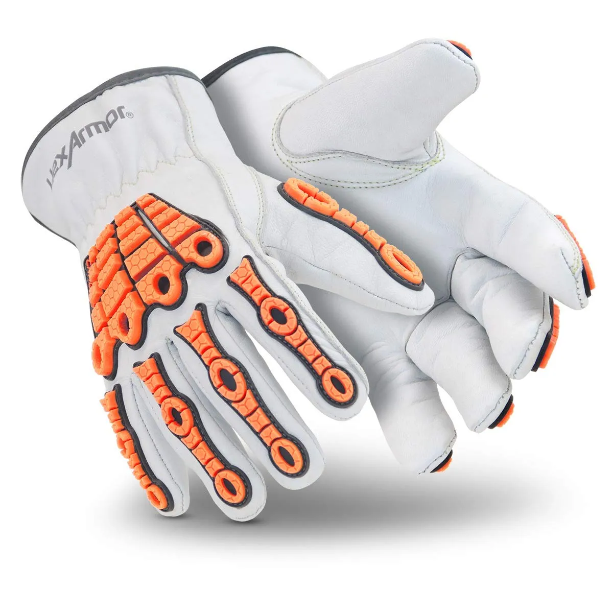 HexArmor Cut and Heat Resistant Impact Protection Leather Work Gloves | Chrome SLT ® Series 4060 | X-Large