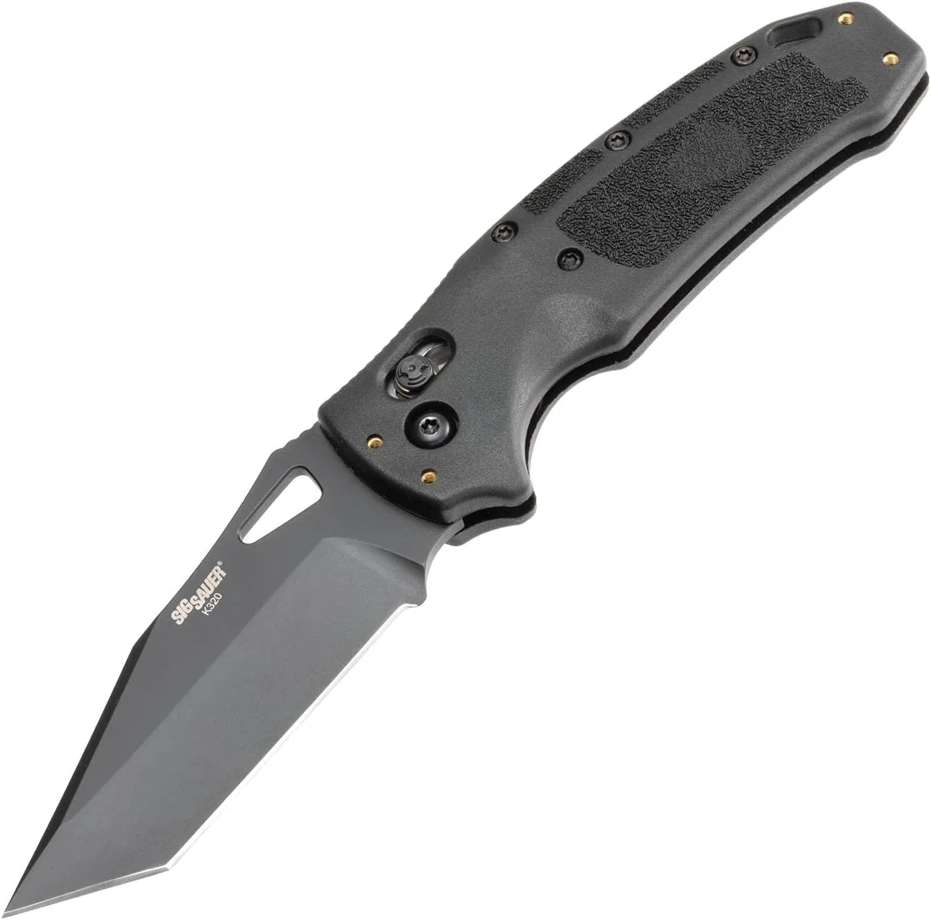 Hogue Sig Sauer K320 Nitron Folding Knife Black 3.5 in. Able Lock Tanto