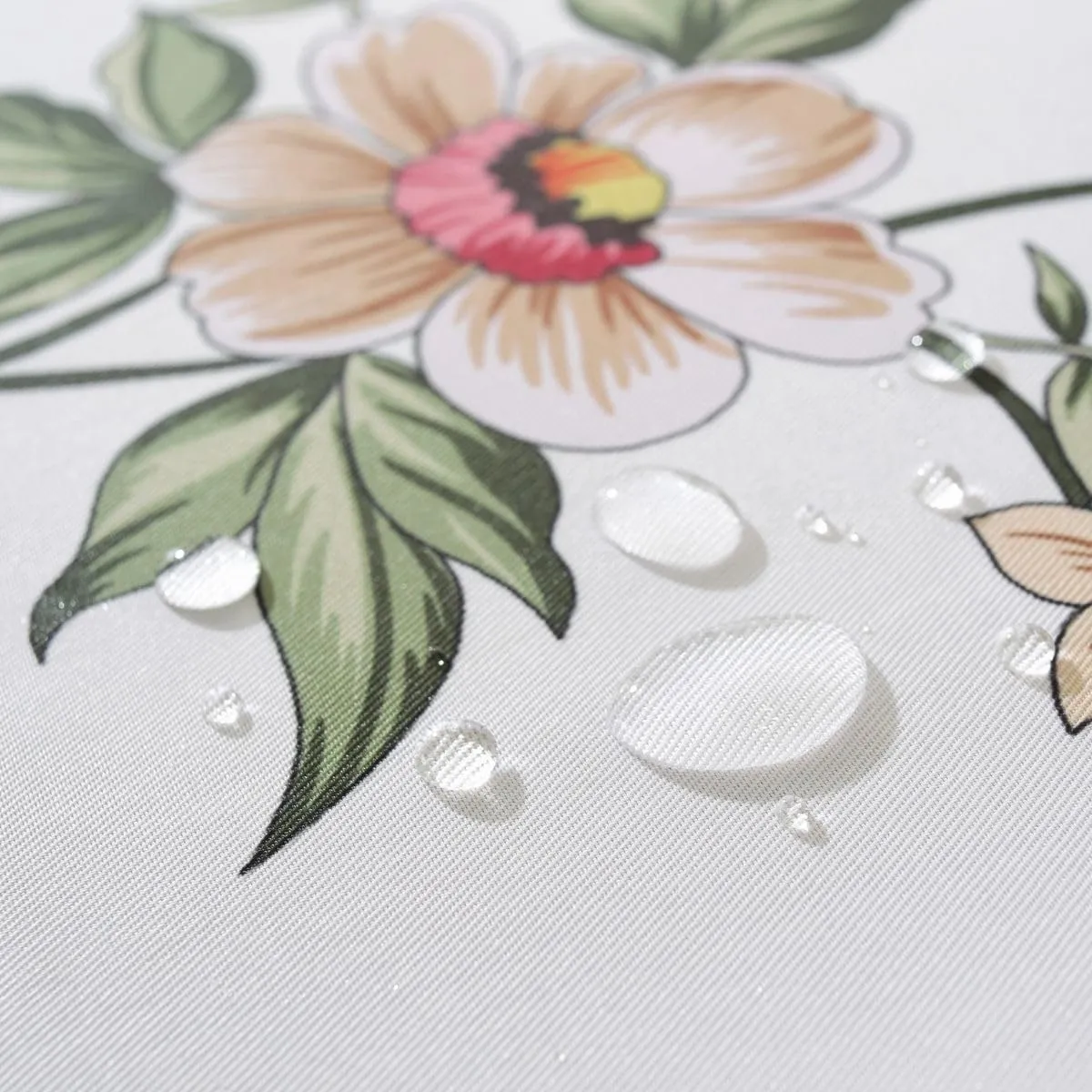 Honellaty Spring Summer Cherry Blossom Pattern Sage Green Tablecloth, Rectangular Table Cloth Anti-Wrinkle Spill Resistant,Blooming Petals Easy Care Stain Resistant Table Cover (60×102 inch)