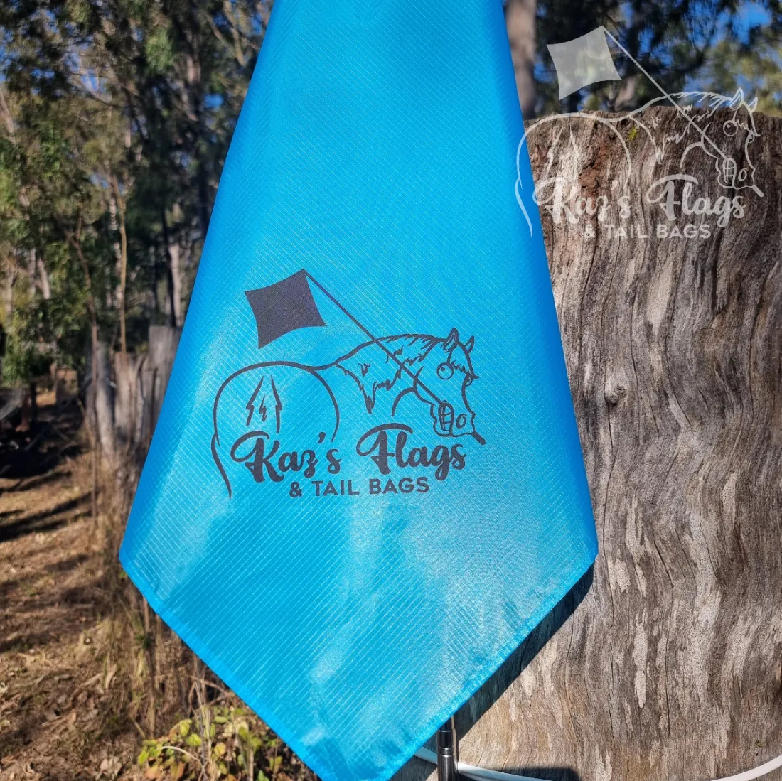 Horsemanship Kaz Branded Flag & Combo Range - NEW LOGO!