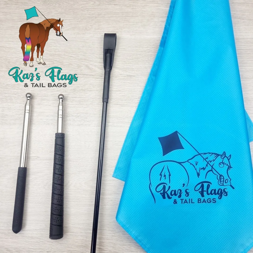 Horsemanship Kaz Branded Flag & Combo Range - NEW LOGO!