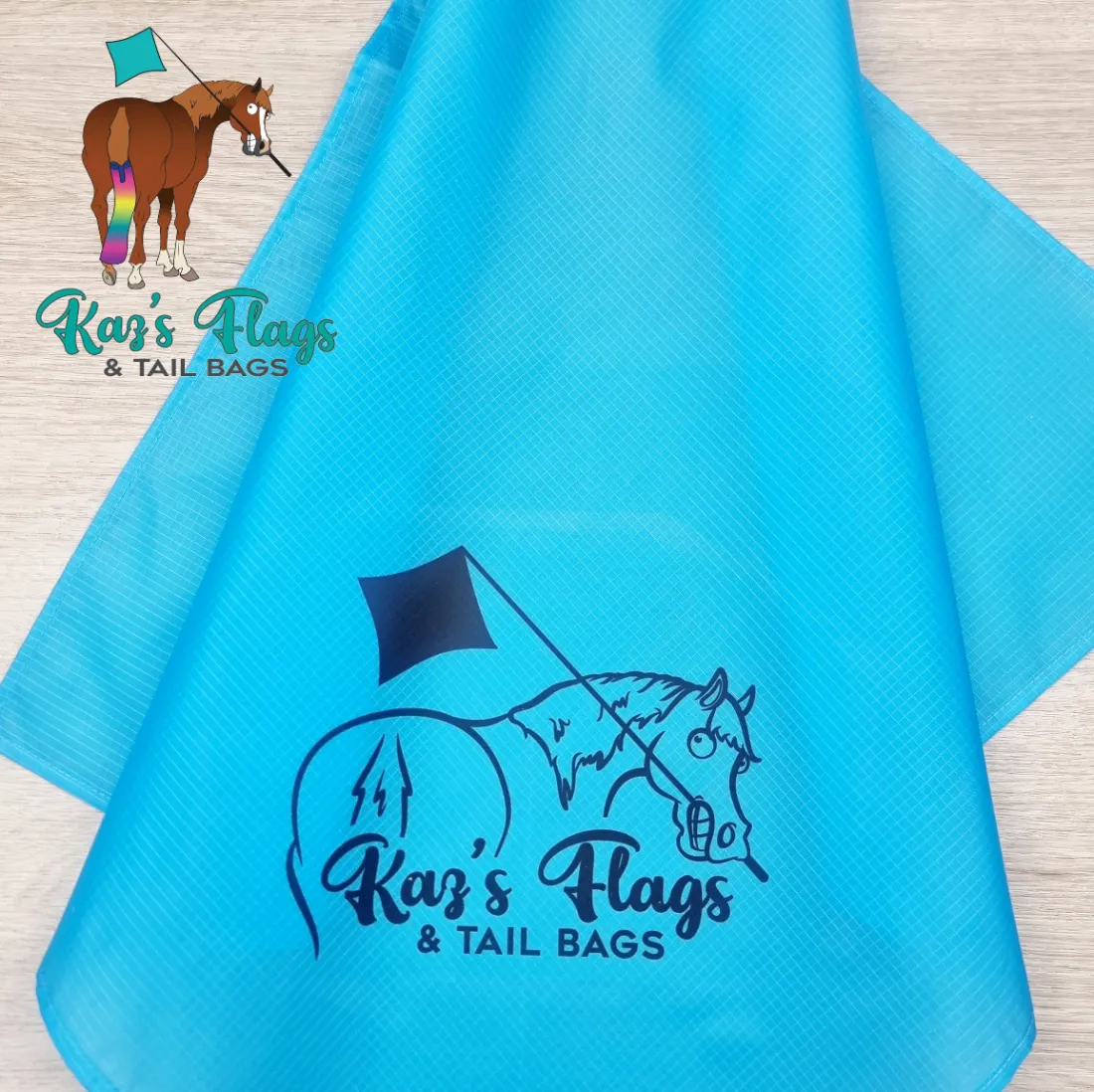 Horsemanship Kaz Branded Flag & Combo Range - NEW LOGO!