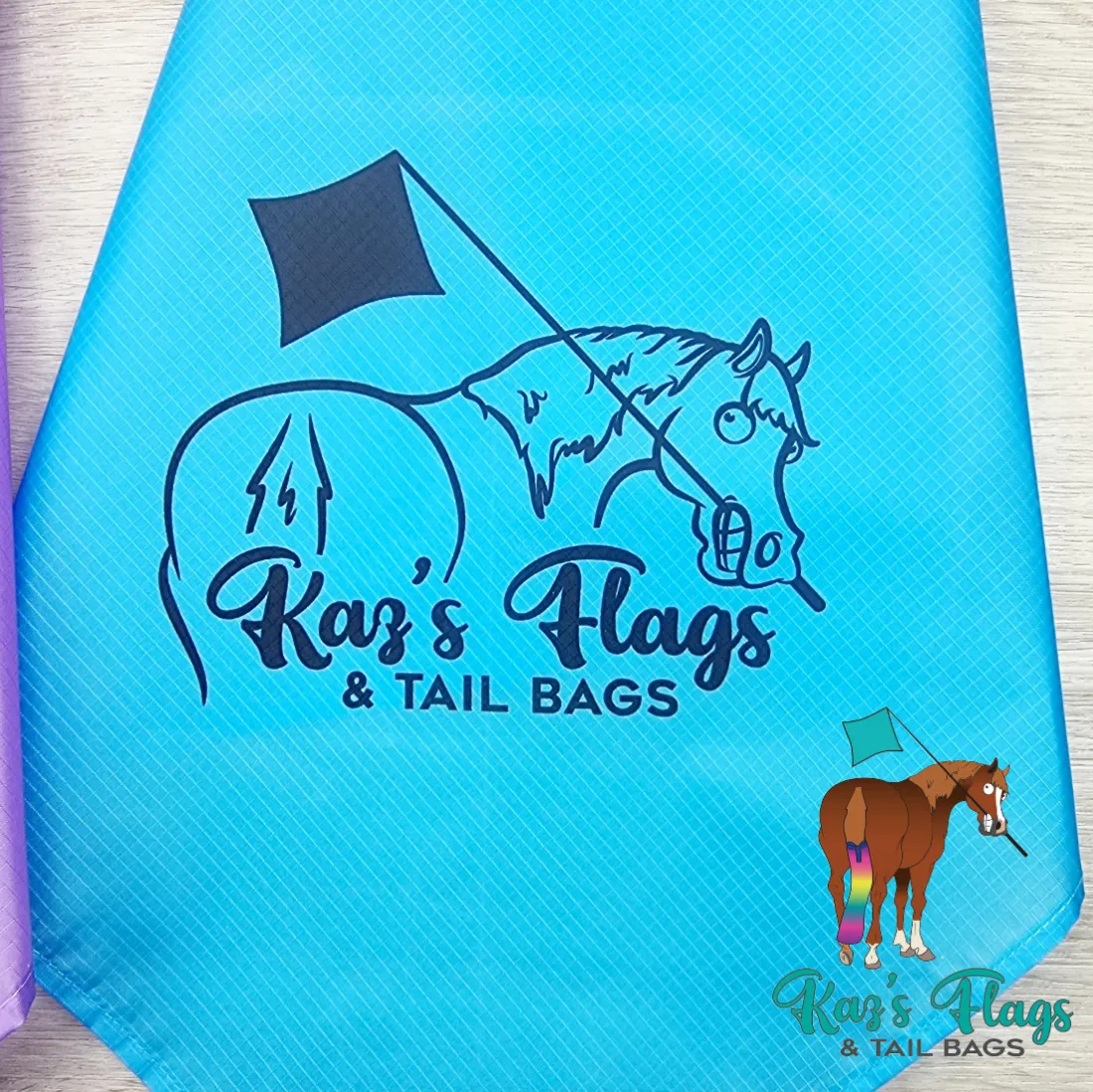 Horsemanship Kaz Branded Flag & Combo Range - NEW LOGO!