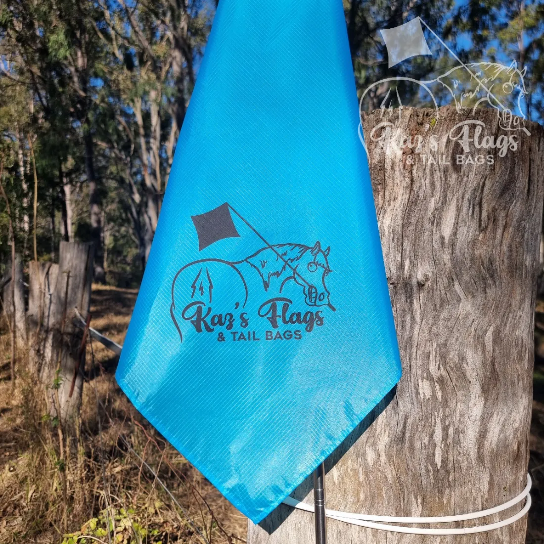 Horsemanship Kaz Branded Flag & Combo Range - NEW LOGO!