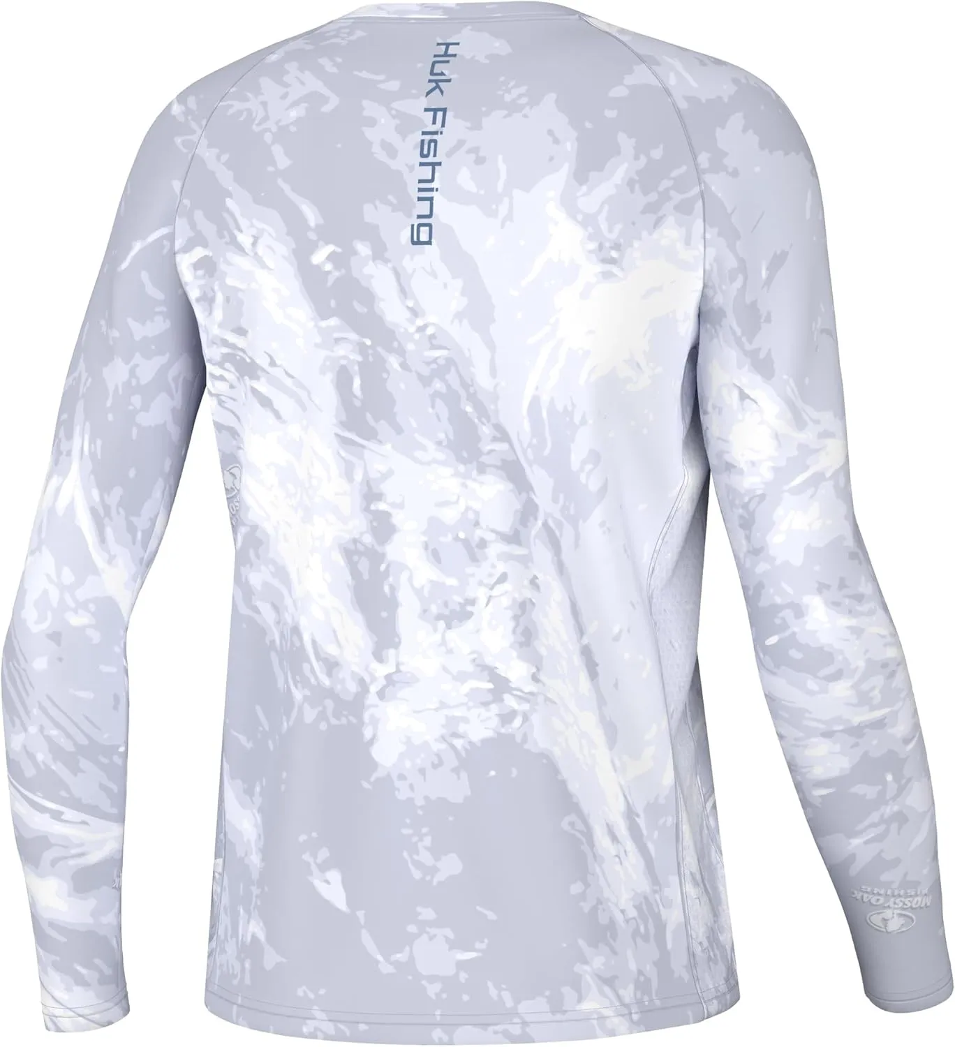HUK Boys' Pursuit Pattern Long Sleeve, Fishing Shirt for Kids