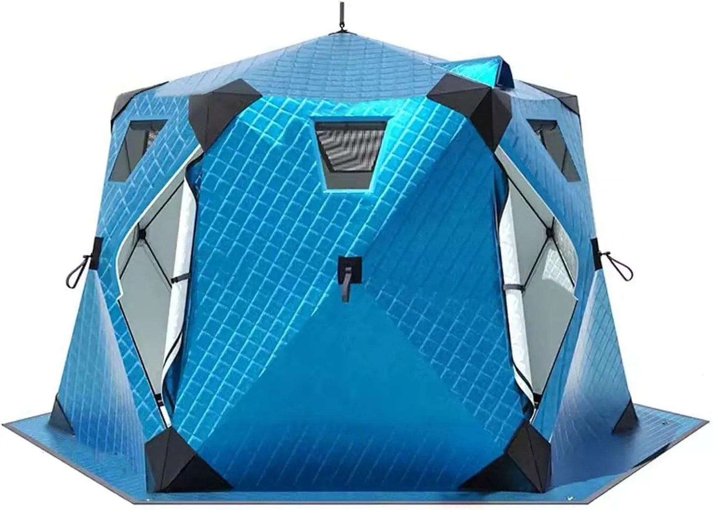ice Fishing Tent ice Fishing shelter Insulated Winter Outdoor Ice Fishing Tent with Thickened Cotton to Prevent Cold and Warmth, Suitable for 3-5 People(Color:1)