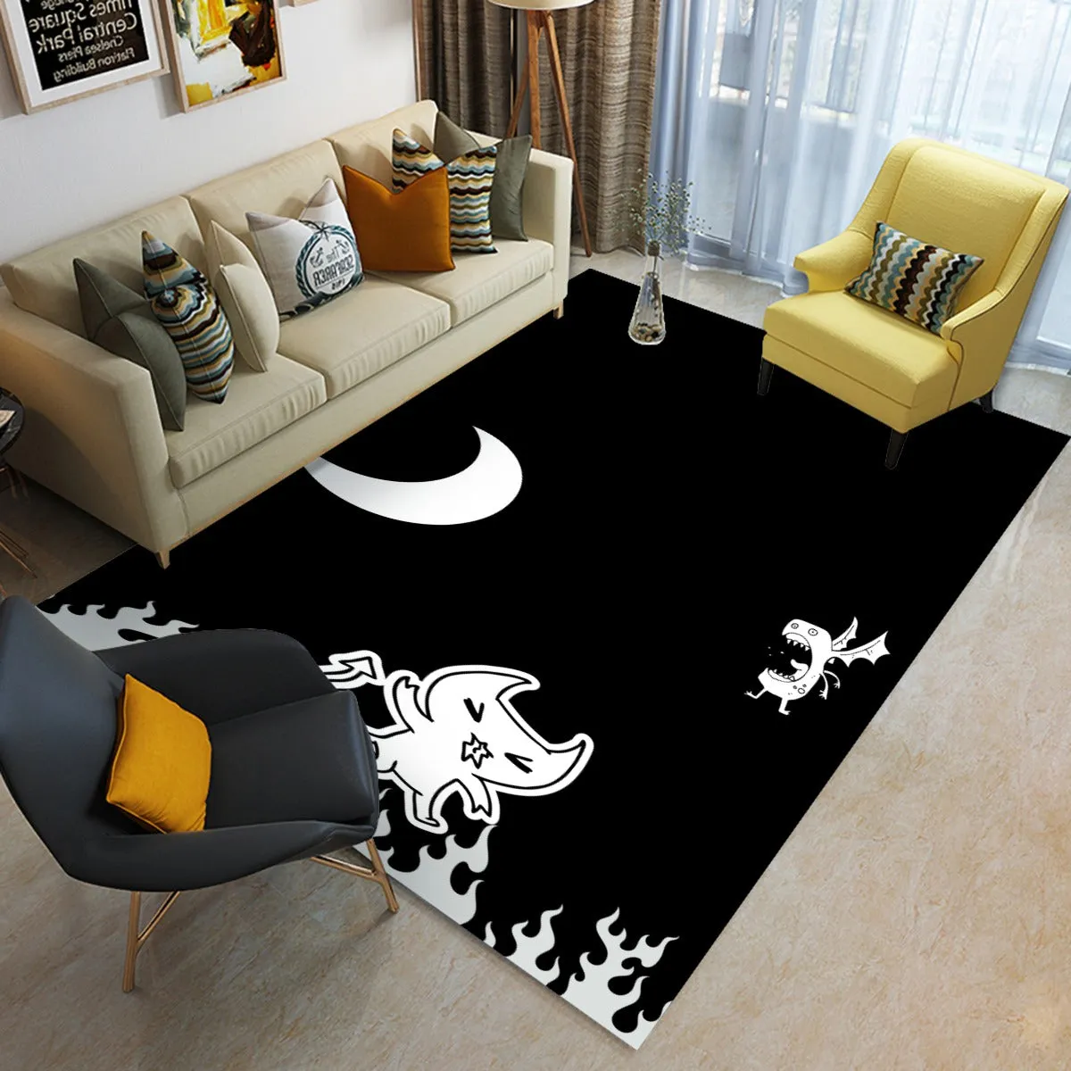 Inferno Whiskers Floor Mat