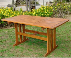 International Caravan Furniture Piece Acacia Rectangular Dining Table
