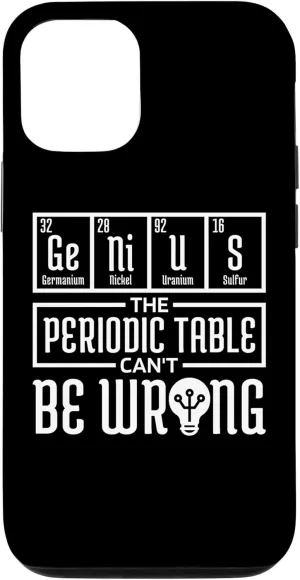 iPhone 14 Periodic Table Genius The Periodic Table, Chemical Element Case